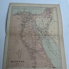 1872 map aegyptus - of, egypt