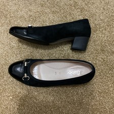 Gabor Black Court Shoes Size 6