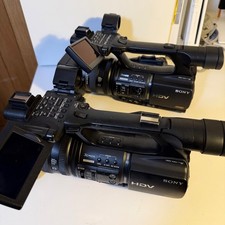2 X Sony HVR Z5E  DVCAM 1080 HDMI OUTPUT  VGC  BOTH FAULTY! EASY FIX? Camcorder