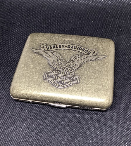 Harley davidson cigarette tin - davidson,
