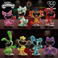 8pcs Smiling Critters Anime Action Figure Hopscotch Doll Collect Model Kids Toy