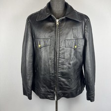 Vtg Genuine Horsehide Leather