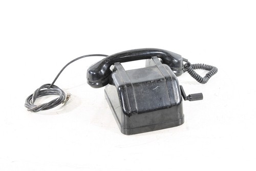 Old telephone bakelite with - telephone,