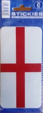 England Flag Car Sticker 7cm x 14cm