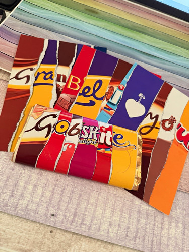 Funny rude chocolate bar - chocolate,