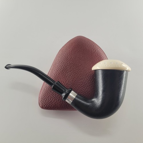Calabash mahogany pipe - calabash,