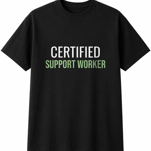 Certified support worker mens - certified,