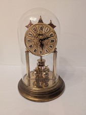 Vintage Haller Acctin Pendulum Table Clock Made In Germany