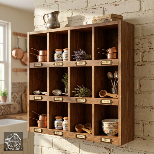 Wood pigeon hole - wood,