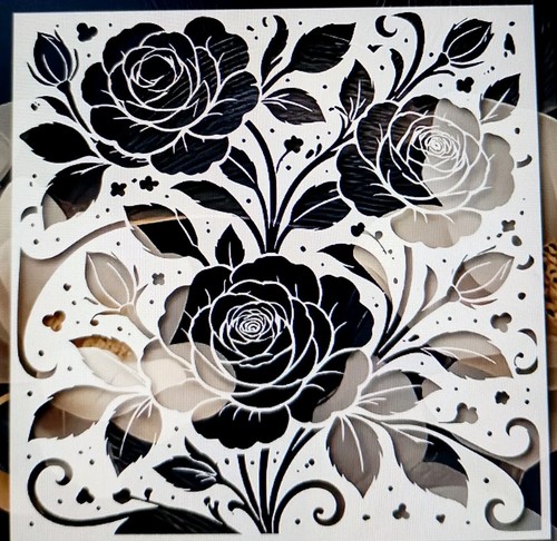 Large rose flower - large,