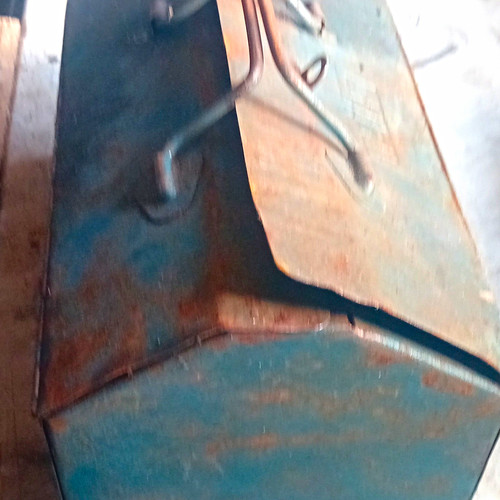 Small metal talco toolbox - talco, 12