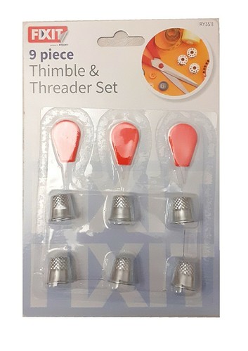 9pc metal thimbles finger - thimbles,