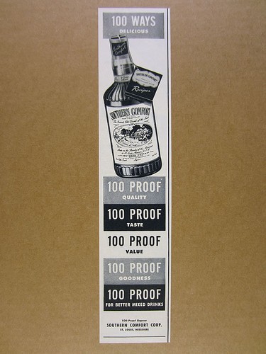 1950 southern comfort liqueur - comfort,