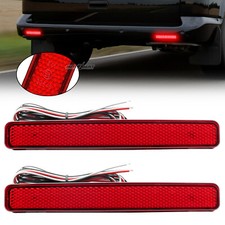 2x For VW T5 Multivan Caravelle 2003-2011 Red Rear Bumper E9 Reflector LED Light