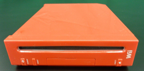 Red nintendo wii console - nintendo,