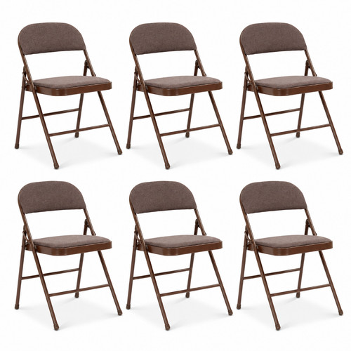 Padded fabric folding chair - padded,