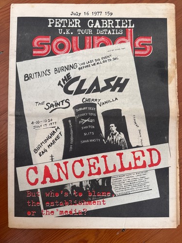 The clash sounds magazine 16 - clash,