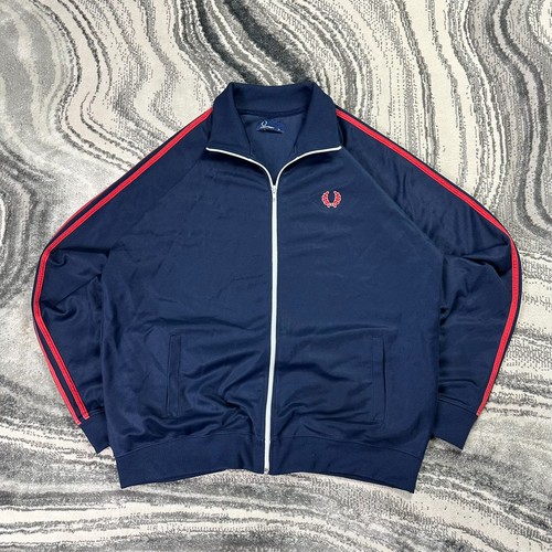 Vtg fred perry navy red - vtg,