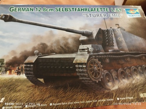 Trumpeter 350 german 8cm - german, 12.8cm