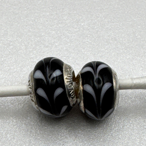 Lovelinks round black white - round,