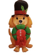 4FT Christmas Inflatable Dog