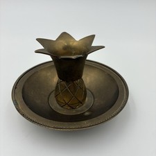 Small Vintage Brass Pineapple