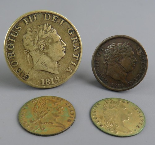 1819 george iii - brass, half