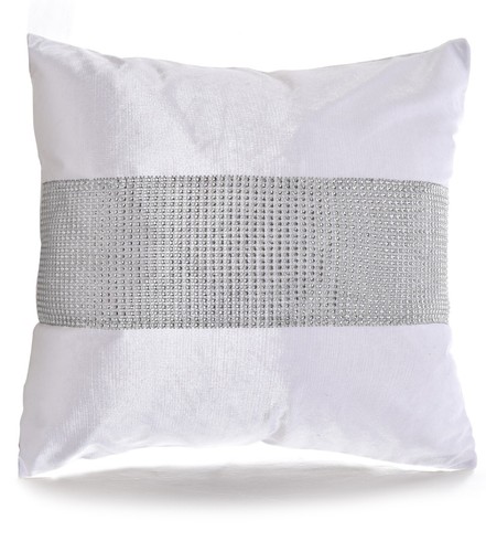 White eyelet curtain satin - eyelet,