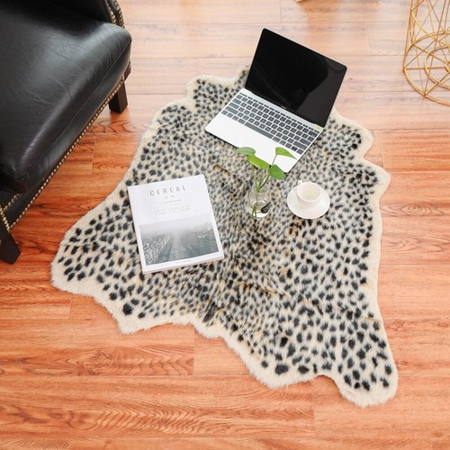 Faux fur leopard - leopard, cow