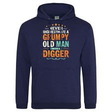 Funny Old Man Digger Hoodie