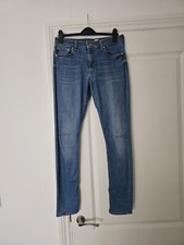 Ladies /men's blue skinny jeans size W30-32. UK 10-12