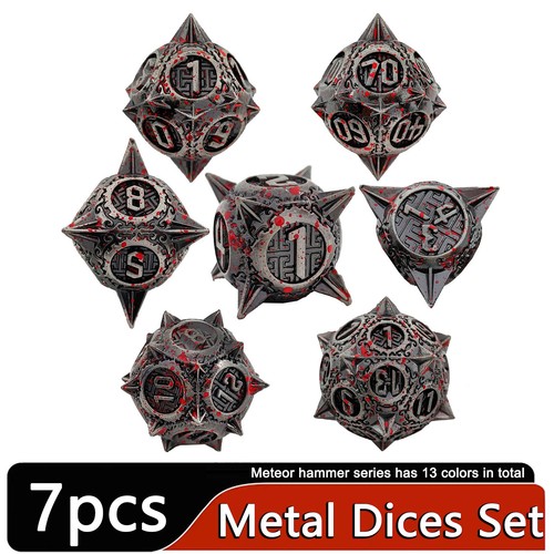 Metal dices set for - metal,