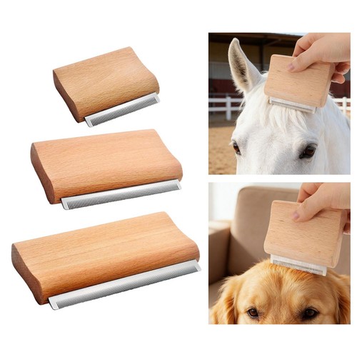 Horse grooming comb wooden - comb,