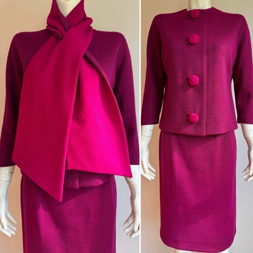 Vintage 1950s 1960s magenta - 1950s,