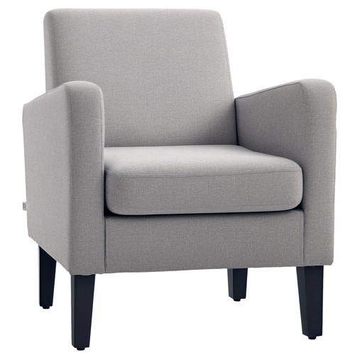 Homcom modern armchair - homcom,
