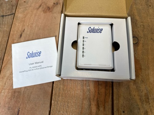 Solwise homeplug 500 port - homeplug, 4-port