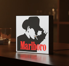 Marlboro Cowboy LED Lamp Retro