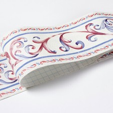 Retro floral self adhesive - floral,