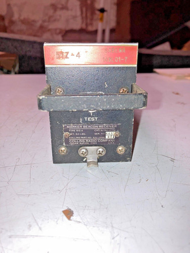 Aircraft collins radio marker - aircraft,