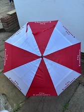 Extra Large Vintage Fly Emirates Golf Umbrella Red White Weather Sports  