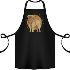 A Leonberger Dog Cotton Apron 100% Organic