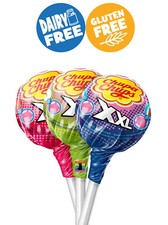 Chupa Chups XXL Bubblegum Filled Lollipops APPLE COLA STRAWBERRY BIGGEST Lollies