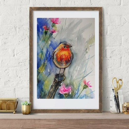 Large original watercolour - a3,