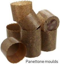  Premium Panettone Moulds Muffin Paper Cases FREE P&P - Recyclable - 60x45mm