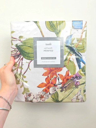 Dunelm floral single duvet - floral,
