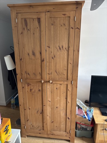 Pine wardrobe 56cm - pine,