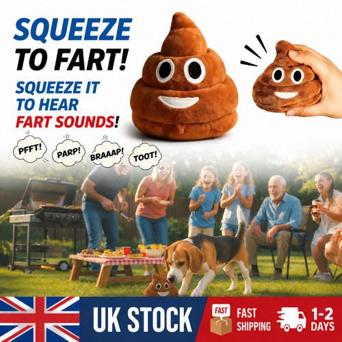 Funny talking poop - talking, plush