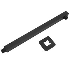 Black NPT1/2 41cm Shower Arm