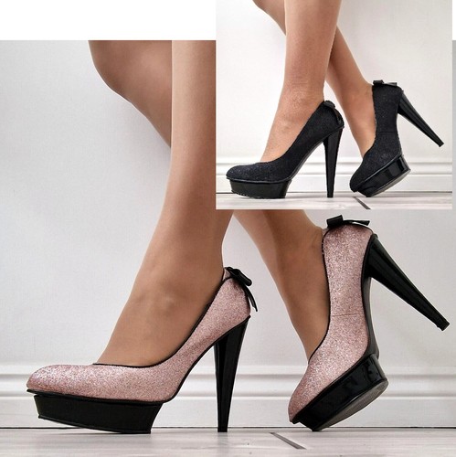 Womens platform court shoes - platform,