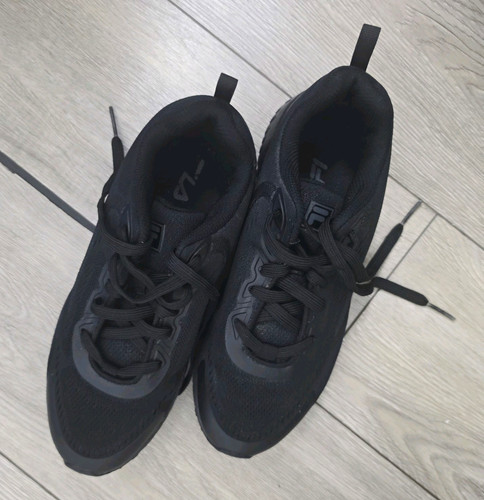 Fila black low - fila, lace-up